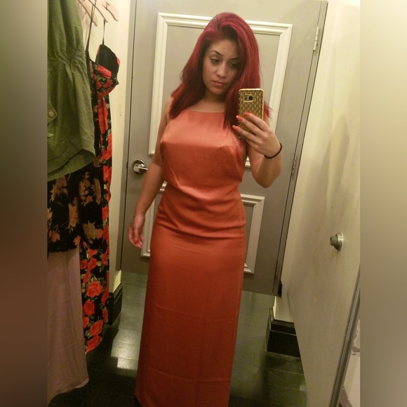 Forever 21 Maxi Dress Long Len Amber NWT - Picture 2 of 11